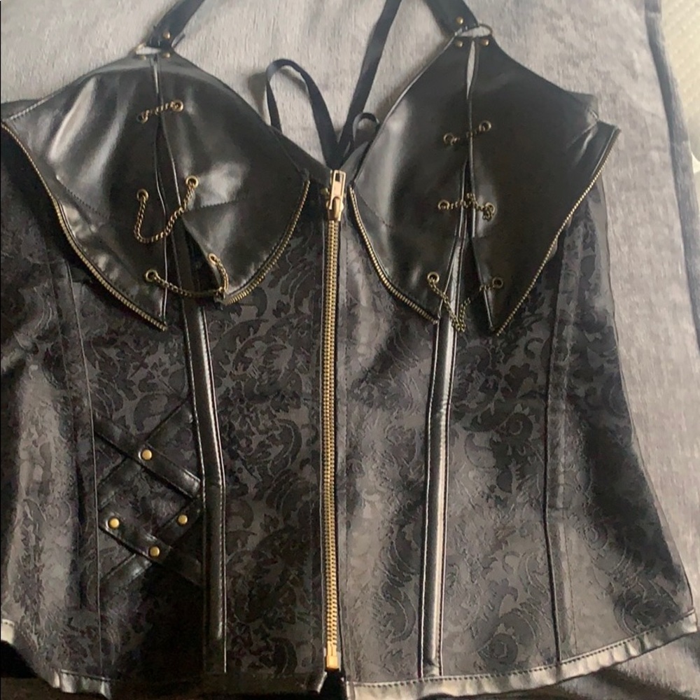 Goth Halter Corset